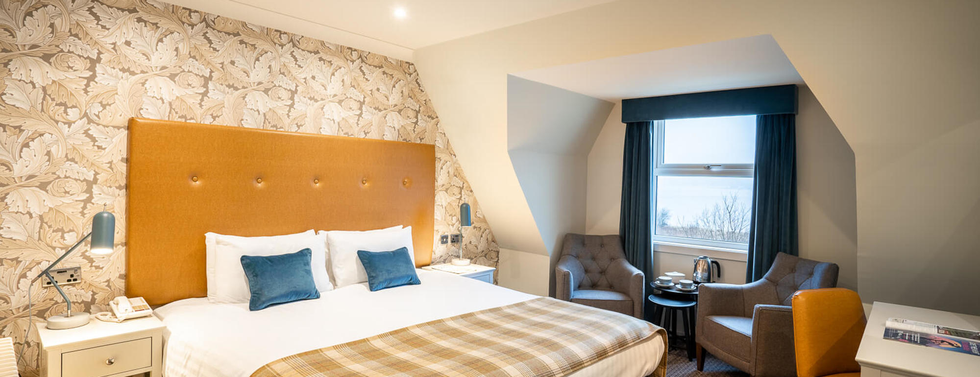 Ballachulish Hotel feature bedroom